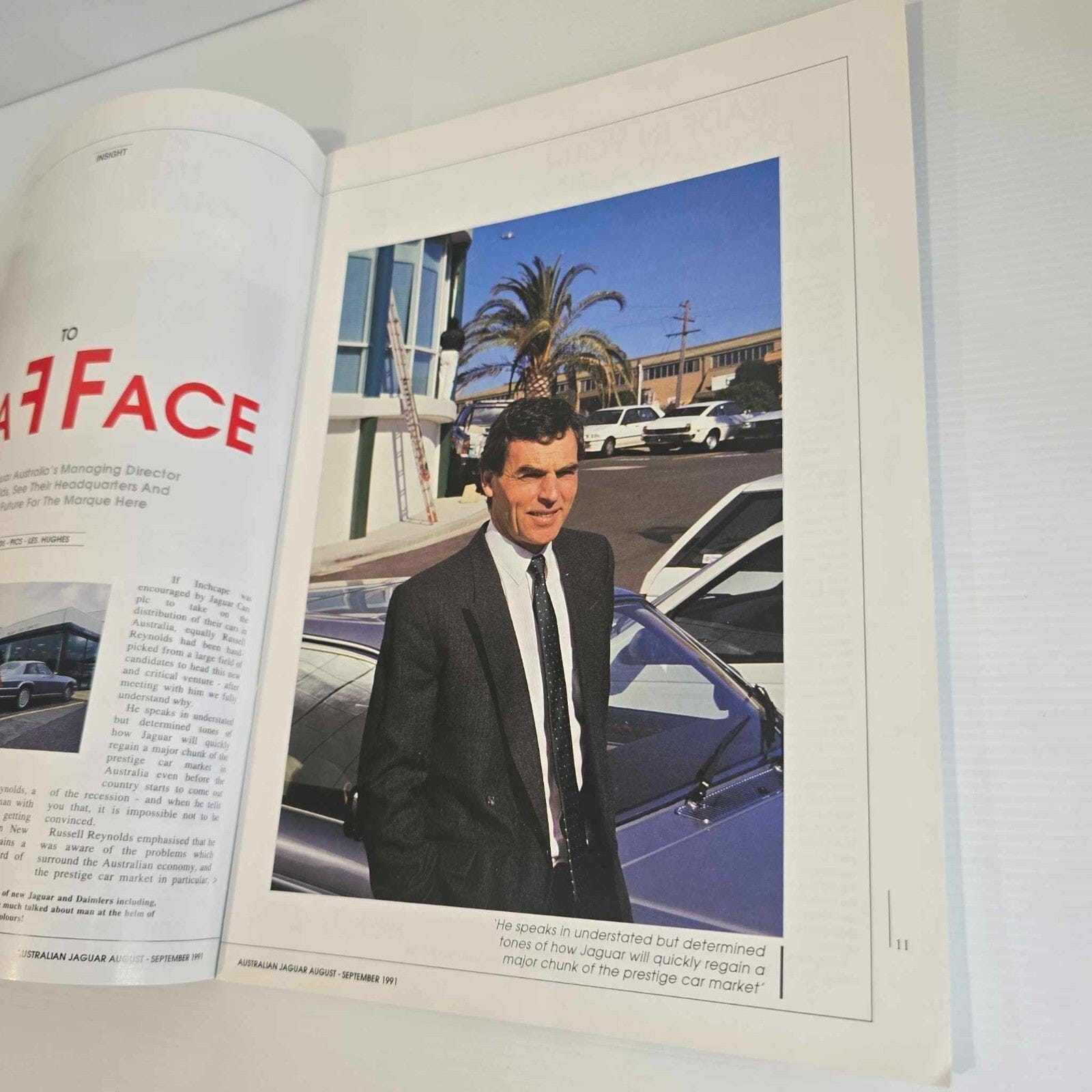 Alona.com.au Australian Jaguar Magazine Issue Aug Sept  1991 No 40 Drivers Car Club XJR-14 15