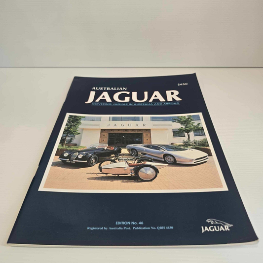 Alona.com.au Australian Jaguar Magazine Issue Aug Sept 1992 No 46 Drivers Car Club XJR-S