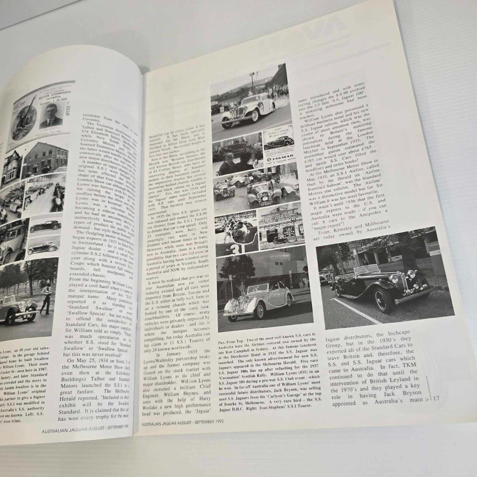 Alona.com.au Australian Jaguar Magazine Issue Aug Sept 1992 No 46 Drivers Car Club XJR-S