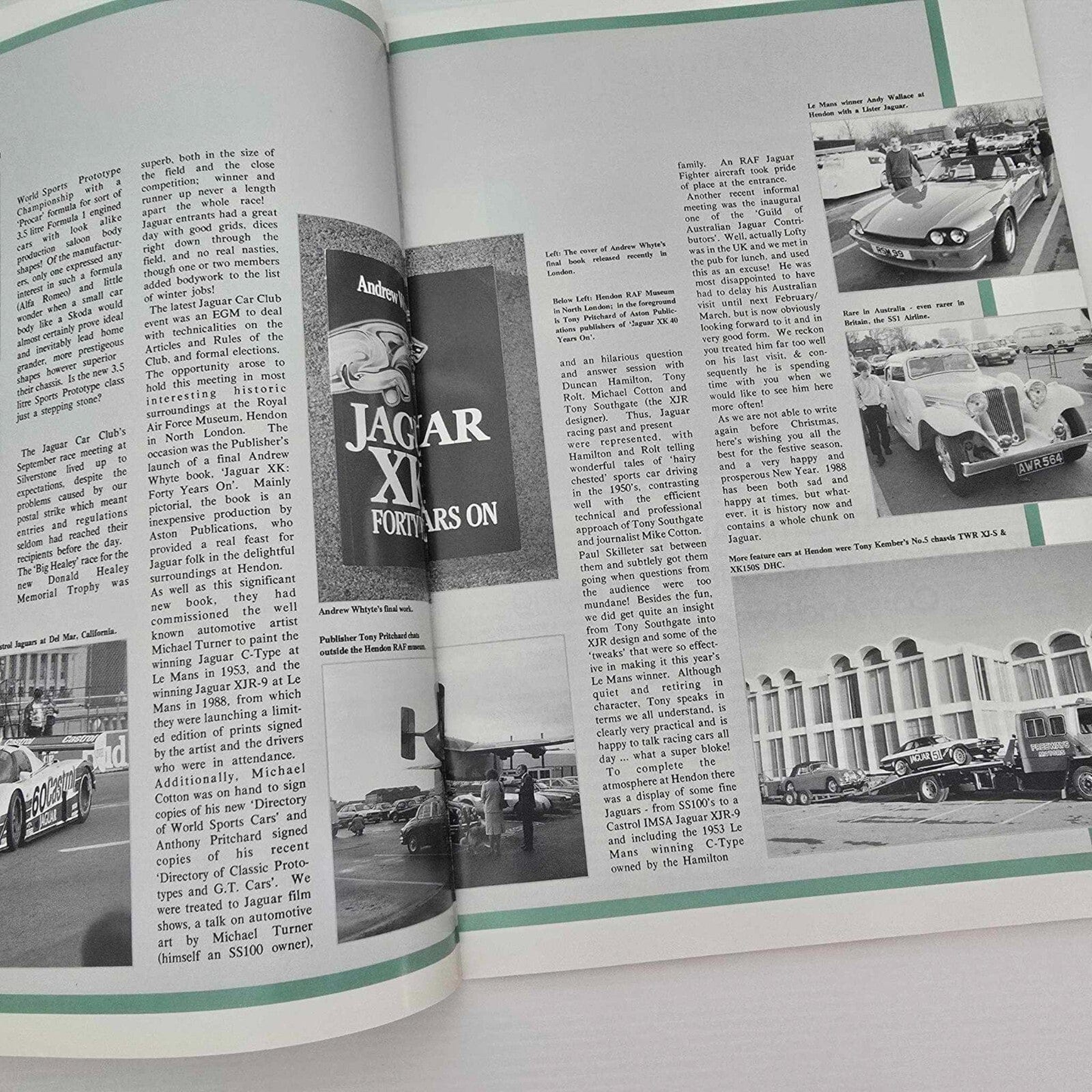 Alona.com.au Australian Jaguar Magazine Issue Dec-Jan 1988-99 No 24 Drivers Car Club XJ6 Mk9