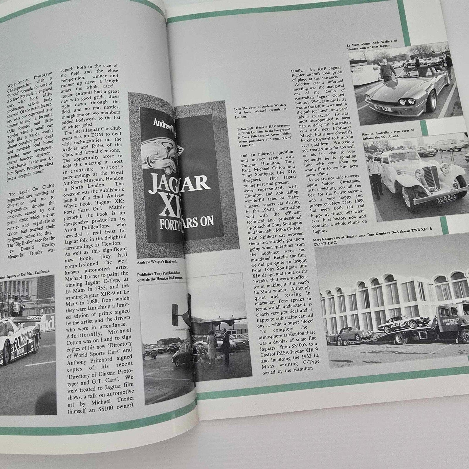 Alona.com.au Australian Jaguar Magazine Issue Dec-Jan 1988-99 No 24 Drivers Car Club XJ6 Mk9