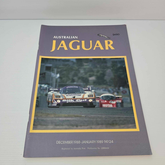 Alona.com.au Australian Jaguar Magazine Issue Dec-Jan 1988-99 No 24 Drivers Car Club XJ6 Mk9