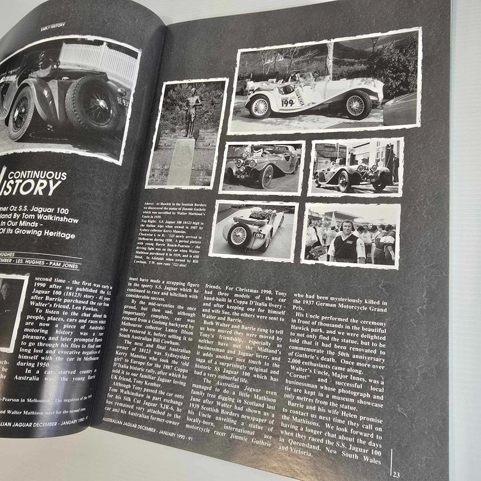 Alona.com.au Australian Jaguar Magazine Issue Dec Jan 1990-91 No 36 Drivers Car Club Chasseur