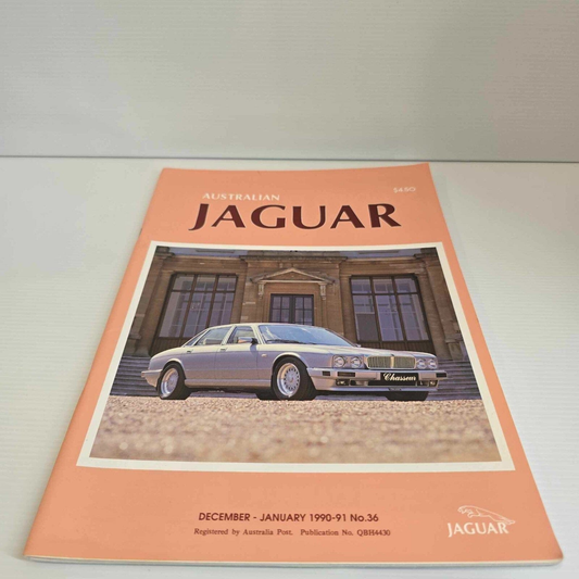 Alona.com.au Australian Jaguar Magazine Issue Dec Jan 1990-91 No 36 Drivers Car Club Chasseur