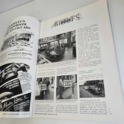 Alona.com.au Australian Jaguar Magazine Issue Dec Jan 1991-92 No 42 Drivers Car Club MK2