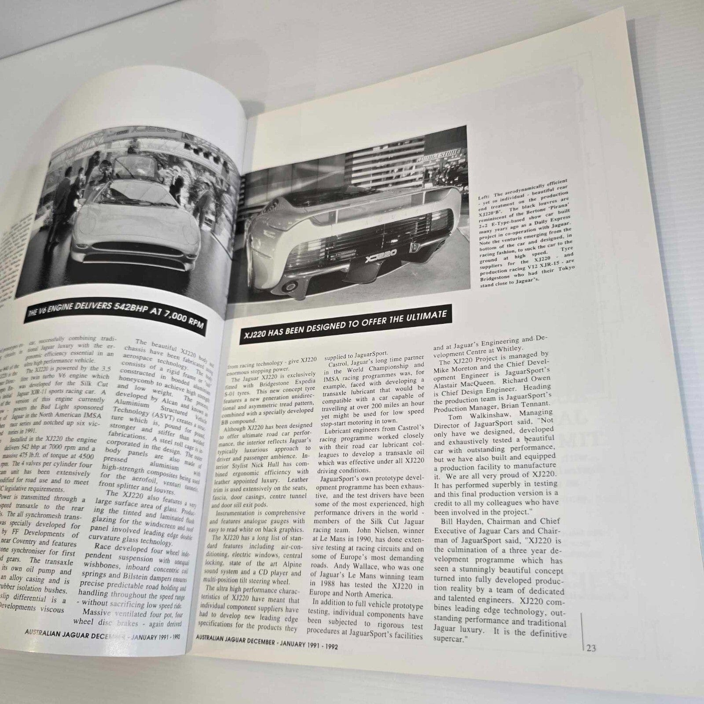 Alona.com.au Australian Jaguar Magazine Issue Dec Jan 1991-92 No 42 Drivers Car Club MK2