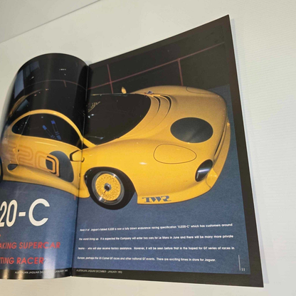 Alona.com.au Australian Jaguar Magazine Issue Dec Jan 1992-93 No 48 Drivers Car Club XJ220-C