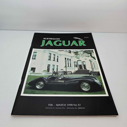 Alona.com.au Australian Jaguar Magazine Issue Feb - Mar 1990 No 31 Drivers Car Club XJR-12s