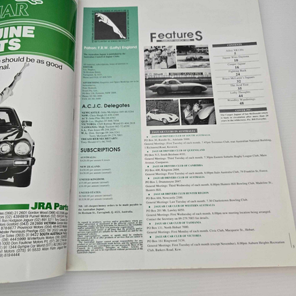 Alona.com.au Australian Jaguar Magazine Issue Feb - Mar 1990 No 31 Drivers Car Club XJR-12s