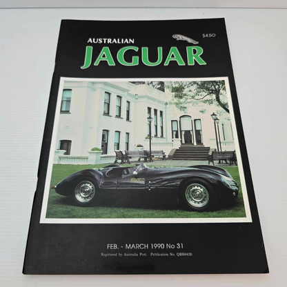 Alona.com.au Australian Jaguar Magazine Issue Feb - Mar 1990 No 31 Drivers Car Club XJR-12s