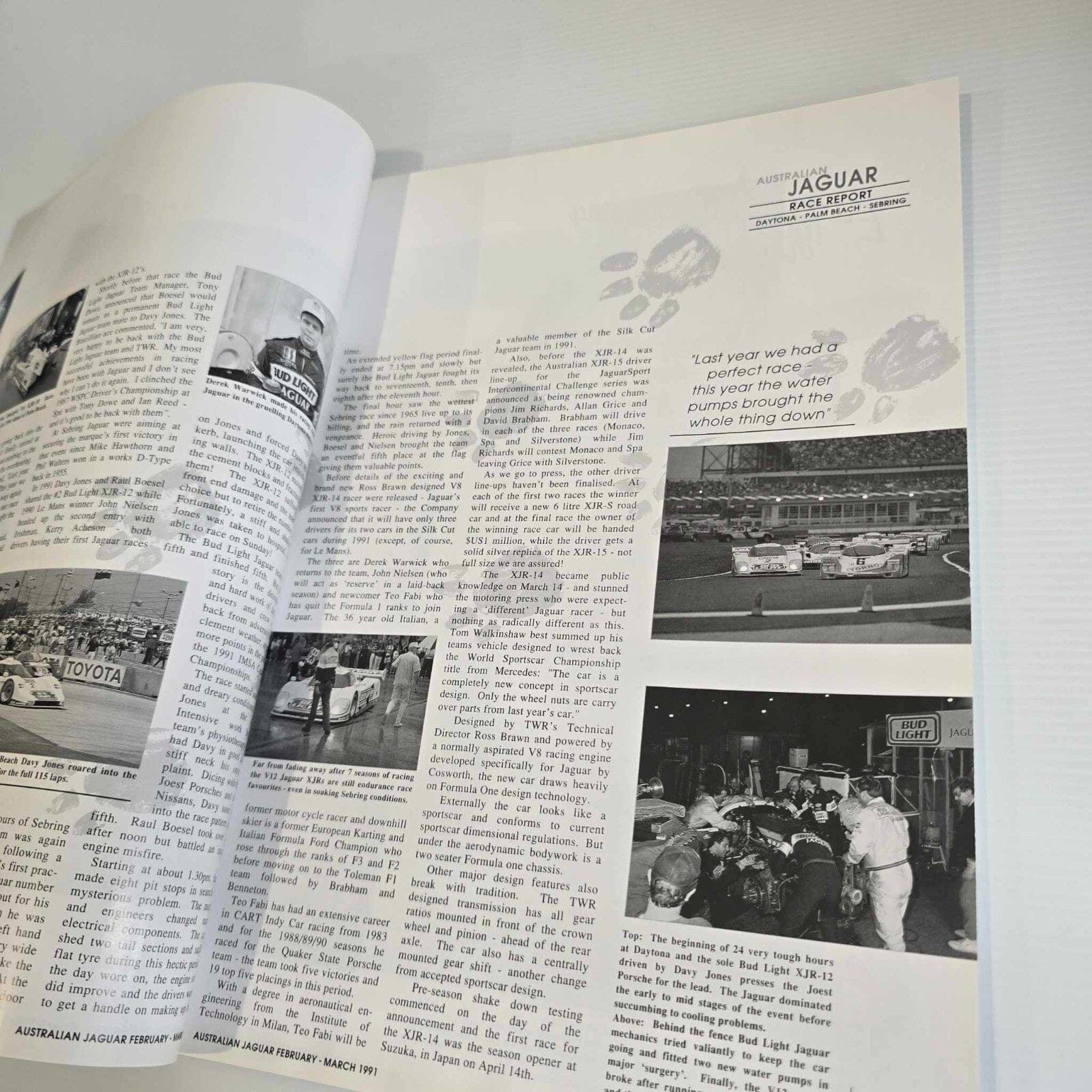 Alona.com.au Australian Jaguar Magazine Issue Feb Mar 1991 No 37 Drivers Car Club E-Types