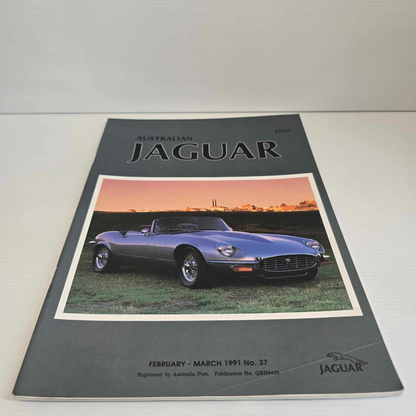 Alona.com.au Australian Jaguar Magazine Issue Feb Mar 1991 No 37 Drivers Car Club E-Types