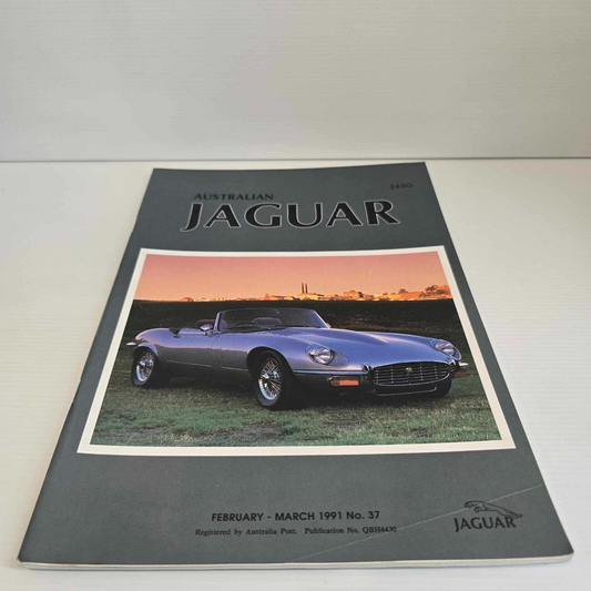 Alona.com.au Australian Jaguar Magazine Issue Feb Mar 1991 No 37 Drivers Car Club E-Types