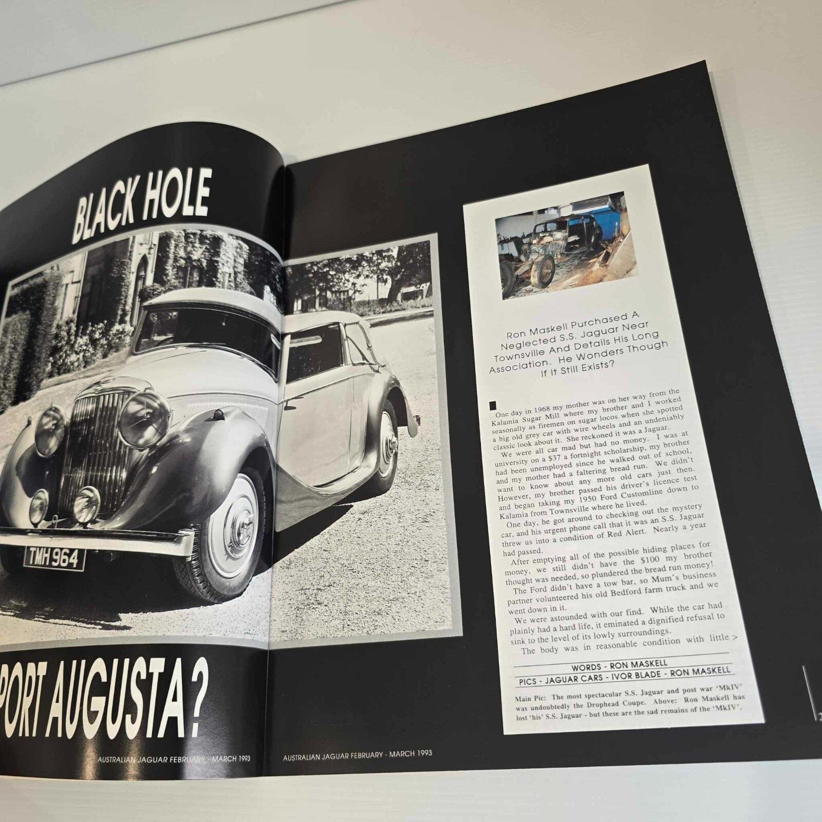 Alona.com.au Australian Jaguar Magazine Issue Feb Mar 1993 No 49 Drivers Car Club XJ-S COUPE