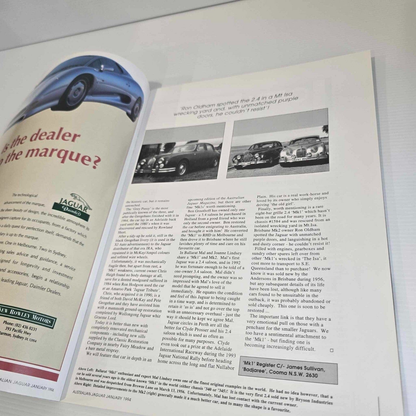 Alona.com.au Australian Jaguar Magazine Issue January 1994 No 54 Drivers Car Club XJ-S V12