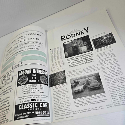 Alona.com.au Australian Jaguar Magazine Issue January 1995 No 60 Drivers Car Club XJ X300