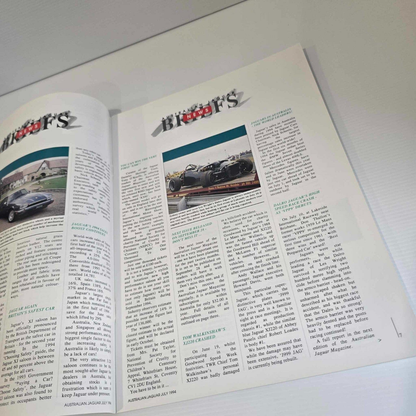 Alona.com.au Australian Jaguar Magazine Issue July 1994 No 57 Drivers Car Club XK Re-Run S.S.