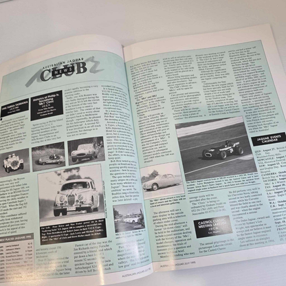 Alona.com.au Australian Jaguar Magazine Issue July 1995 No 63 Drivers Car Club XJR