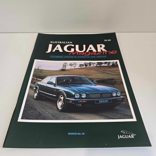 Alona.com.au Australian Jaguar Magazine Issue July 1995 No 63 Drivers Car Club XJR