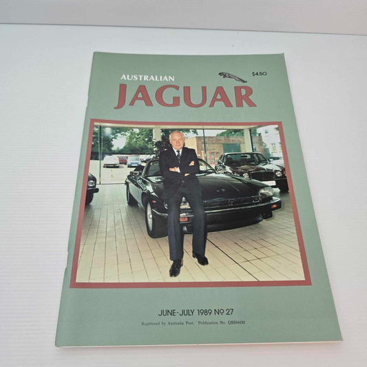 Alona.com.au Australian Jaguar Magazine Issue Jun-July 1989 No 27 Drivers Car Club Le Mans
