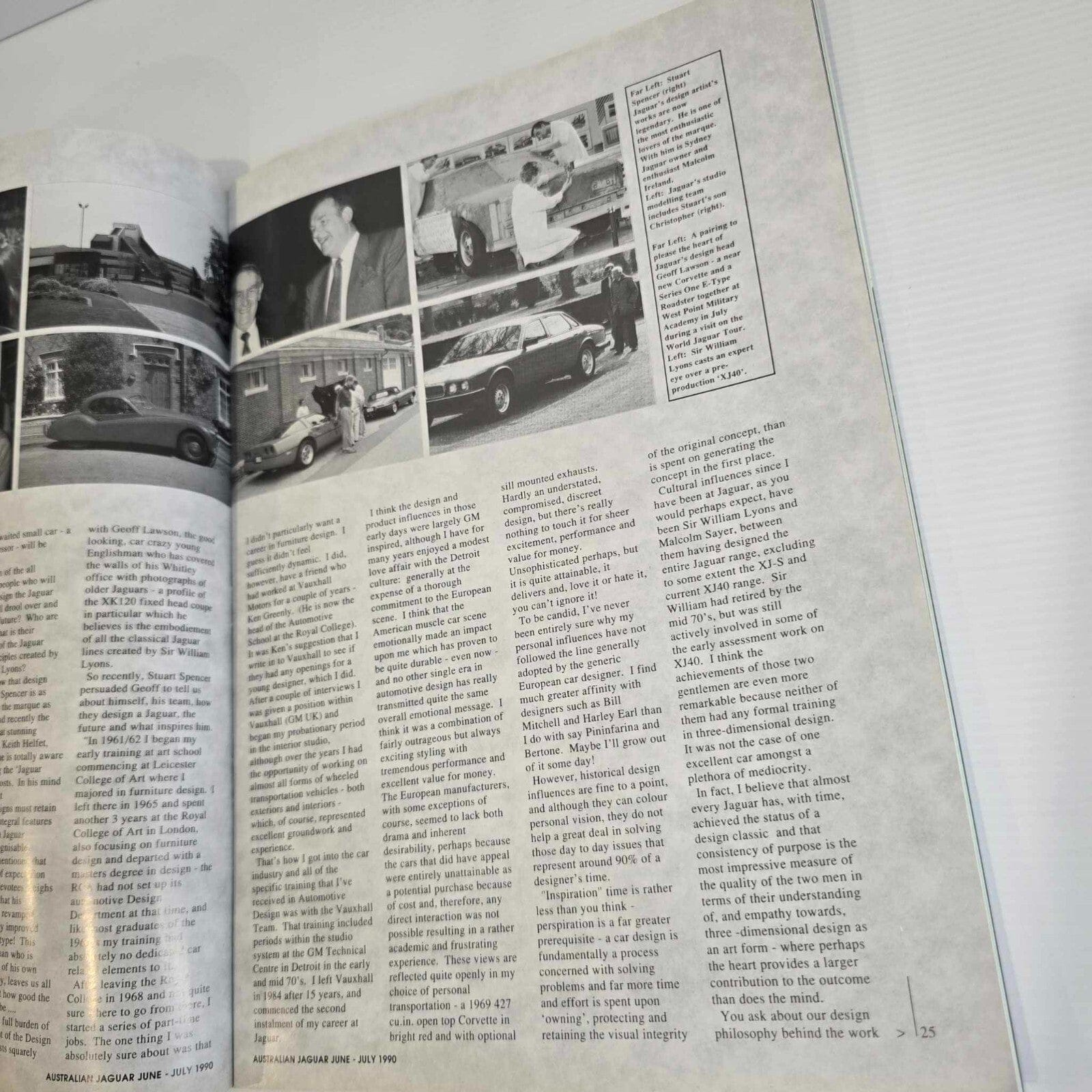 Alona.com.au Australian Jaguar Magazine Issue June July 1990 No 33 Drivers Car Club Le Mans