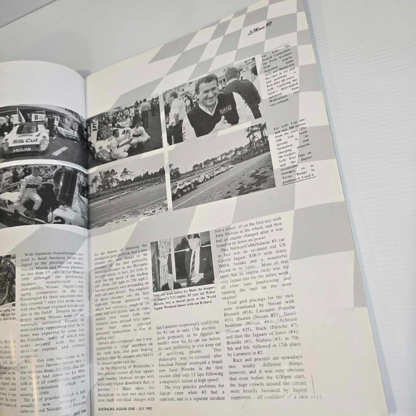 Alona.com.au Australian Jaguar Magazine Issue June July 1990 No 33 Drivers Car Club Le Mans