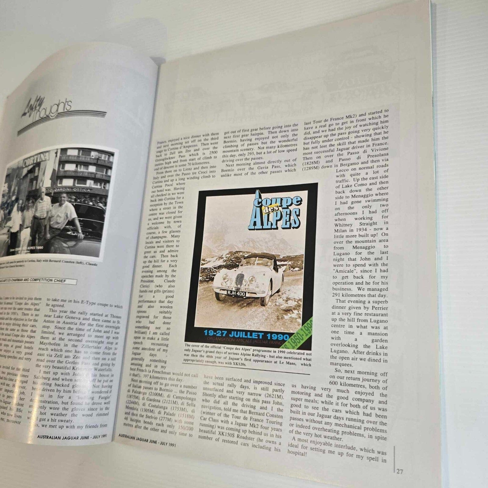 Alona.com.au Australian Jaguar Magazine Issue June July 1991 No 39 Driver Car Club Le Mans 91