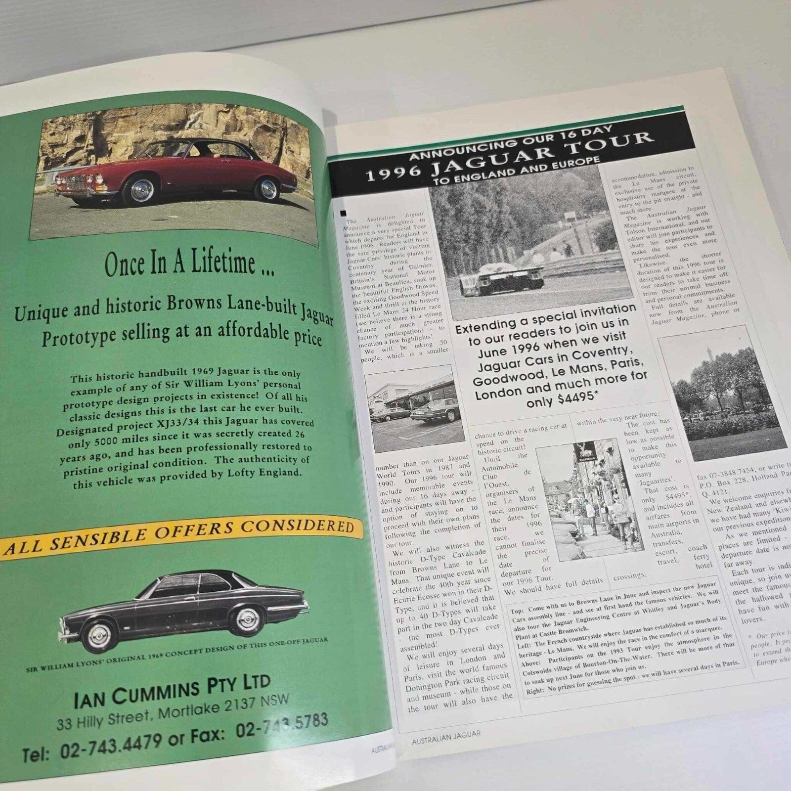 Alona.com.au Australian Jaguar Magazine Issue No 64 Drivers Car Club Xpress XJ-S MkV XJR