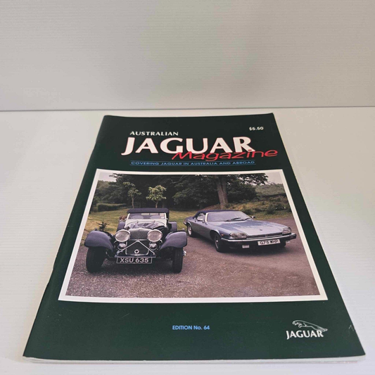 Alona.com.au Australian Jaguar Magazine Issue No 64 Drivers Car Club Xpress XJ-S MkV XJR