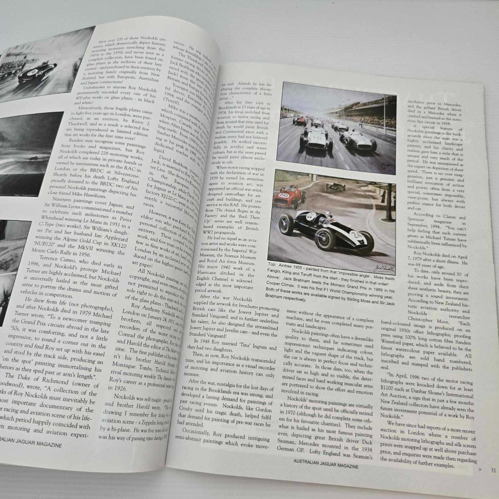 Alona.com.au Australian Jaguar Magazine Issue No 68 MkX - XK8 Convertible - Russell Reynolds