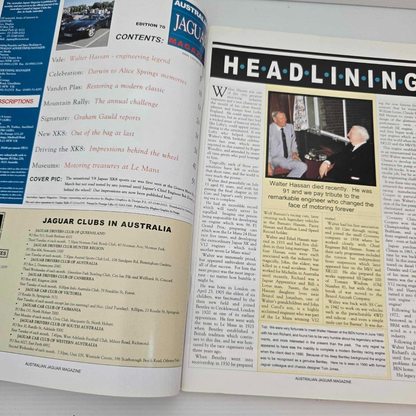 Alona.com.au Australian Jaguar Magazine Issue No 70 - World's First XK8 Drive Sports Car
