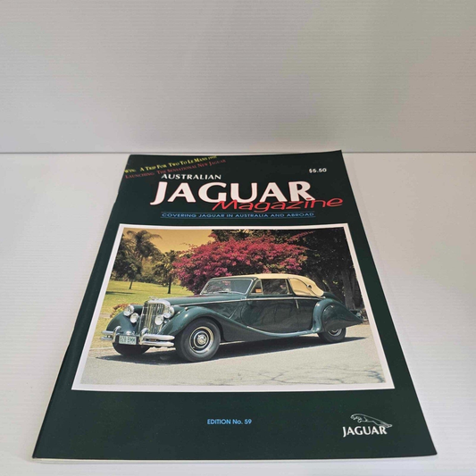 Alona.com.au Australian Jaguar Magazine Issue November 1994 No 59 Drivers Car Club MkV DHC