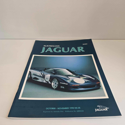 Alona.com.au Australian Jaguar Magazine Issue Oct Nov 1990 No 35 Drivers Car Club V12 XJR-15