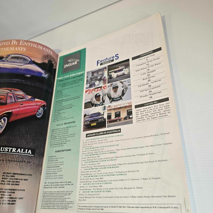 Alona.com.au Australian Jaguar Magazine Issue Oct Nov  1991 No 41 Driver Car Club V-12 E-Type