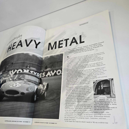 Alona.com.au Australian Jaguar Magazine Issue Oct Nov  1991 No 41 Driver Car Club V-12 E-Type
