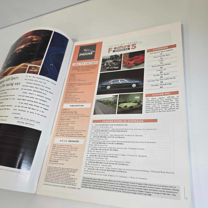 Alona.com.au Australian Jaguar Magazine Issue Oct Nov 1993 No 53 Drivers Car Club XJ 12 V12