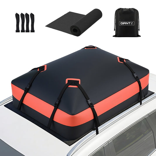 Alona.com.au Auto Accessories > Auto Accessories Others > Cross Bar Giantz Rooftop Cargo Bag Waterproof Car Luggage Carrier 15 Cubic Ft Universal