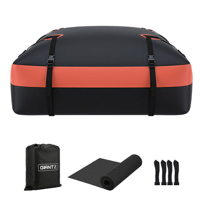 Alona.com.au Auto Accessories > Auto Accessories Others > Cross Bar Giantz Rooftop Cargo Bag Waterproof Car Luggage Carrier 15 Cubic Ft Universal