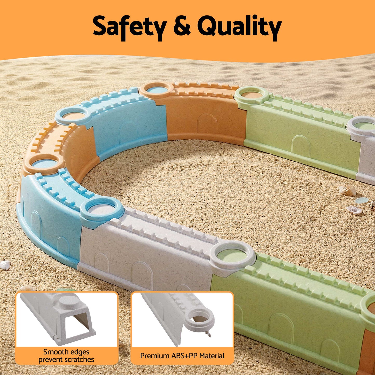 Alona.com.au Baby & Kids > Baby & Kid's Toys > Activity Toys Keezi Kids Sandpit Set Beach Toys Sand Box Outdoor Backyard Play Area