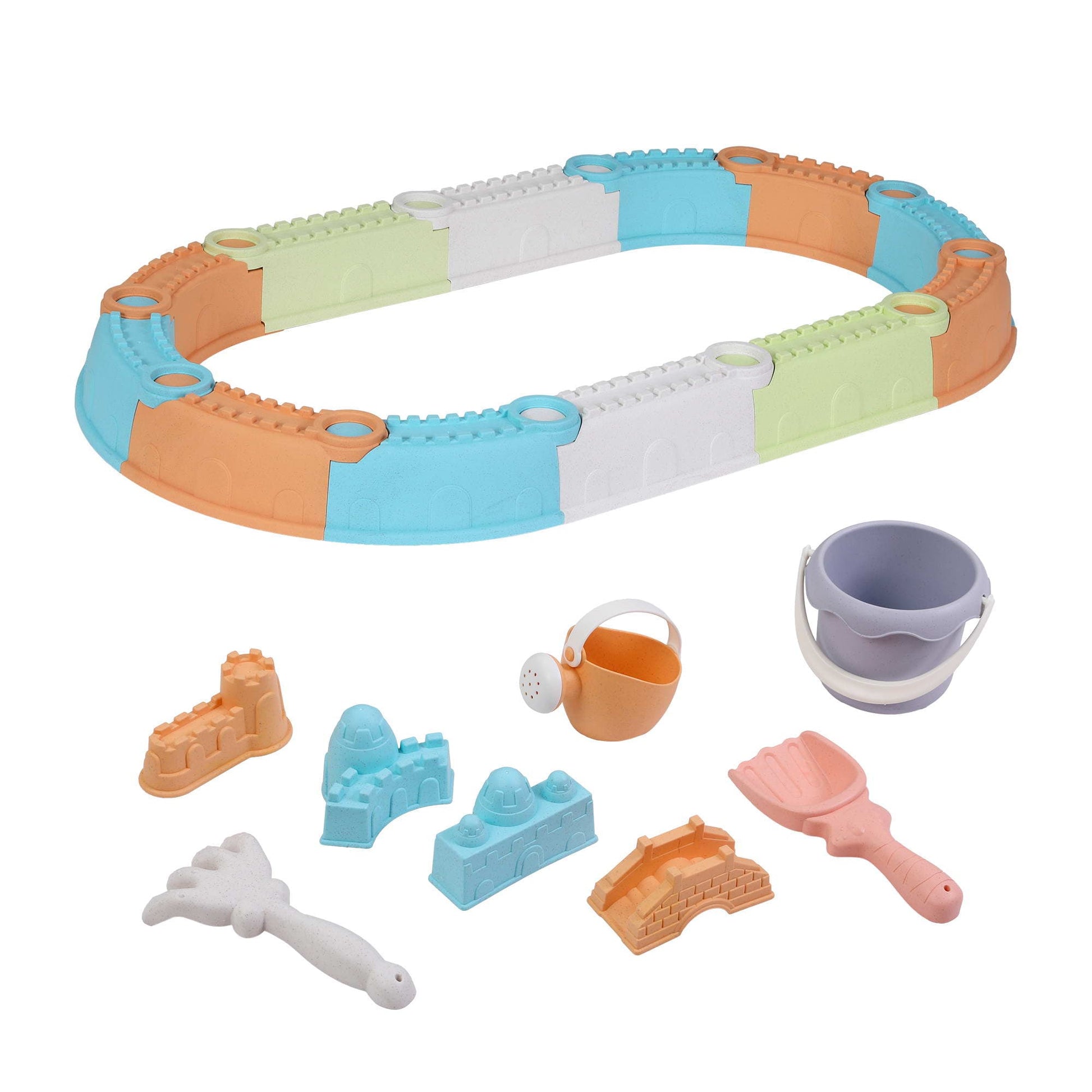 Alona.com.au Baby & Kids > Baby & Kid's Toys > Activity Toys Keezi Kids Sandpit Set Beach Toys Sand Box Outdoor Backyard Play Area