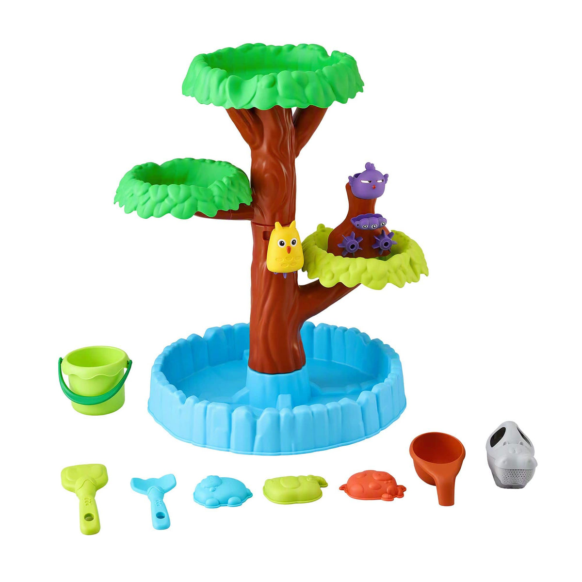 Alona.com.au Baby & Kids > Baby & Kid's Toys > Outdoor Play Equipment Keezi 62cm Tree Water Table Kids Sandpit Toys Set with Shovels Molds for Sand Play