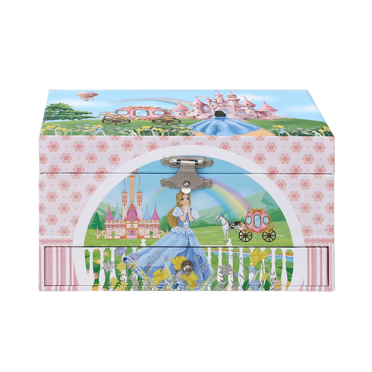 Alona.com.au Baby & Kids > Kid's Furniture > Toy Boxes Keezi Kids Jewellery Box Organiser for Girls Kids Music Box with Drawer