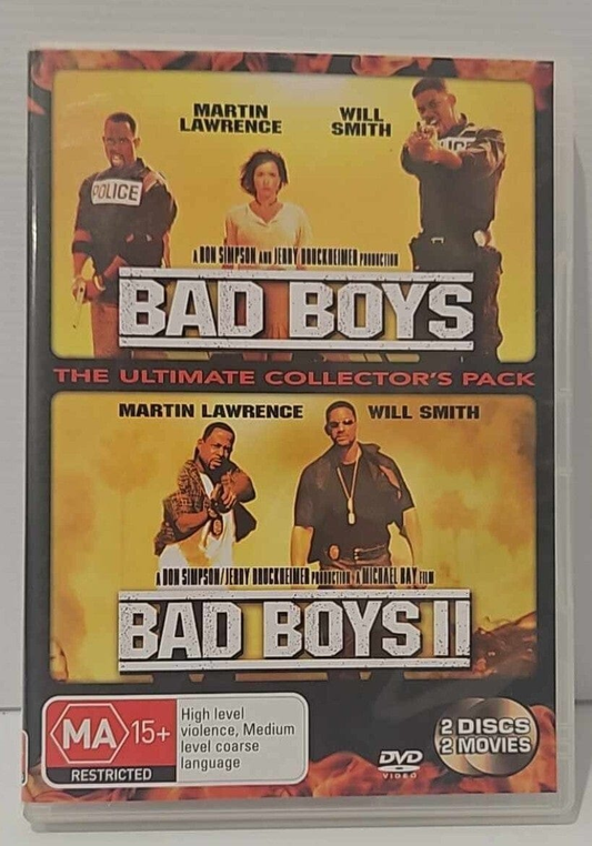 Alona.com.au Bad Boys / Bad Boys 2 DVD -REGION 4