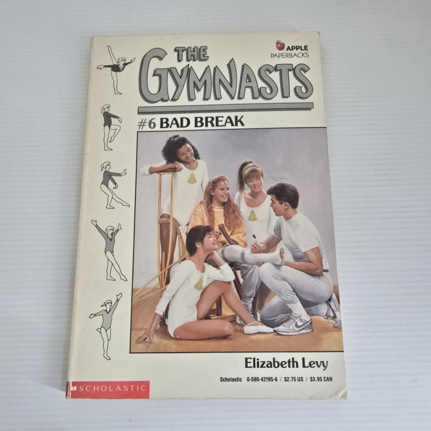 Alona.com.au BAD BREAK by Elizabeth Levy #6 THE GYMNASTS Paperback Book 1989