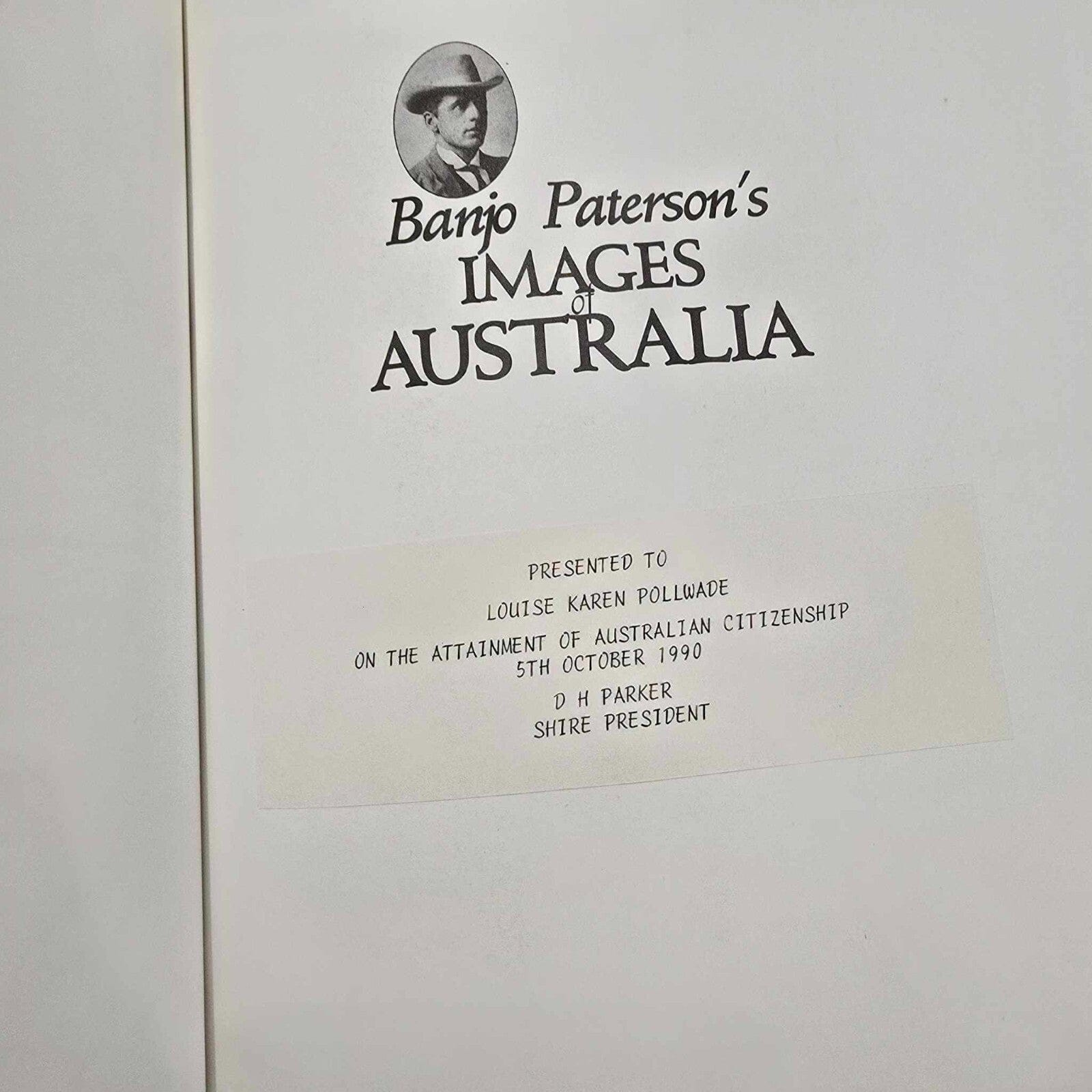 Alona.com.au Banjo Paterson's Images of Australia - Photograph by Douglass Baglin