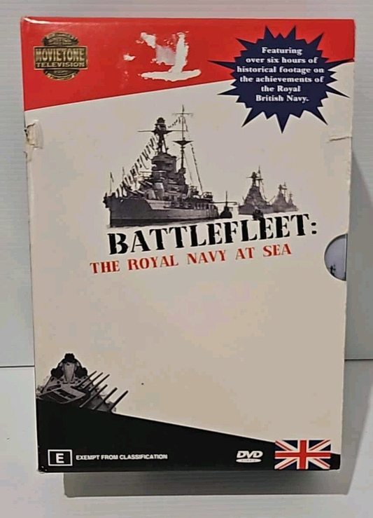 Alona.com.au Battle fleet The Royal Navy at Sea DVD Box Set New