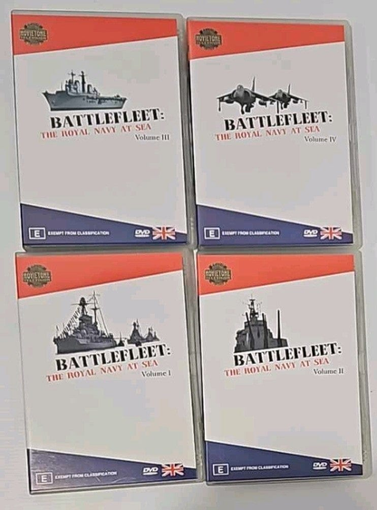 Alona.com.au Battle fleet The Royal Navy at Sea DVD Box Set New