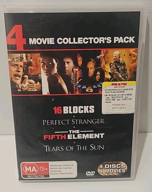 Alona.com.au Bruce Willis - 16 Blocks / Perfect Stranger / Fifth Element / Tears Of The Sun