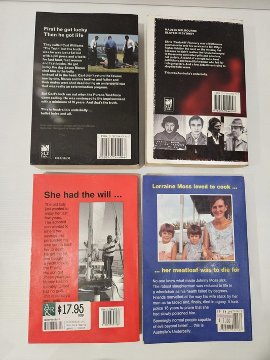 Alona.com.au Bundle Of 4 Underbelly 5 &6 , Gangland War, Tale Of Two Cities & True Crimes