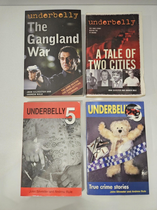 Alona.com.au Bundle Of 4 Underbelly 5 &6 , Gangland War, Tale Of Two Cities & True Crimes
